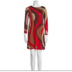 Missoni Printed Knit Dress Retro Women's Size M/L